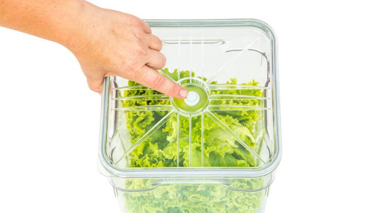 top view of gastro vacuume lid