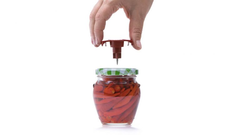 vacuum storing mason jar