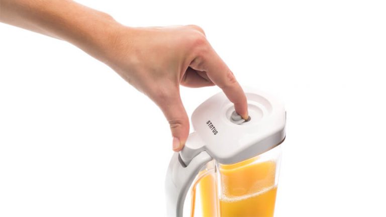 hermetically closed jug for juices